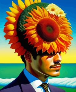 Sunflower Man Diamond Painting