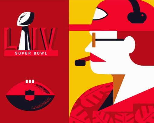 Super Bowl Poster Diamond Painting