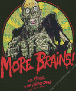 Tarman Zombie Return Of The Living Dead Diamond Painting