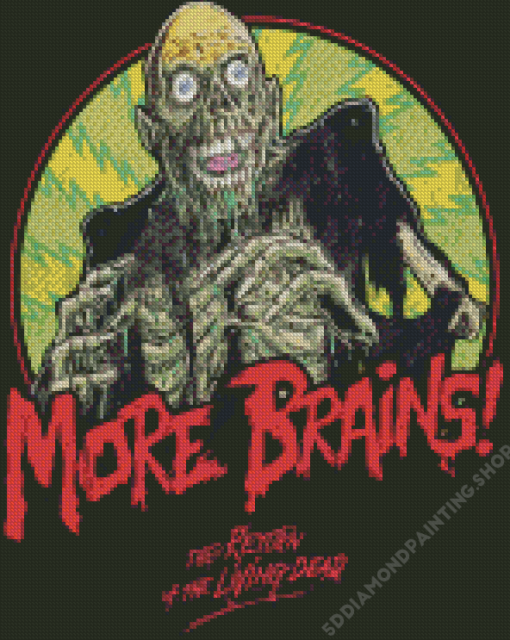 Tarman Zombie Return Of The Living Dead Diamond Painting