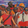 Team Fortress Video Game Diamond Painting