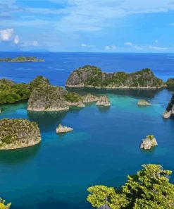 The Raja Ampat Islands Diamond Painting