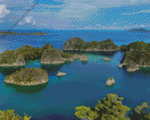 The Raja Ampat Islands Diamond Painting