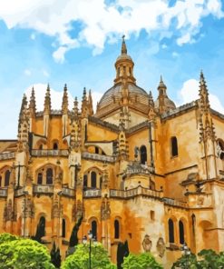 The Segovia Cathedral Building Diamond Painting