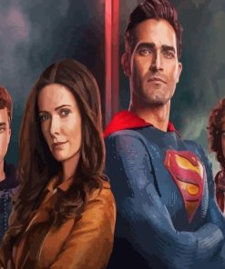 The Arrowverse Superman And Family Diamond Painting