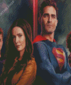 The Arrowverse Superman And Family Diamond Painting