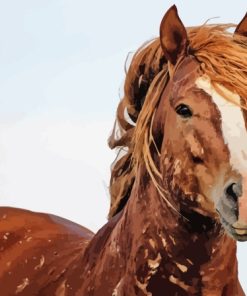 Wild Mustang Animal Diamond Painting