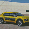 Yellow Citroen Cactus Diamond Painting