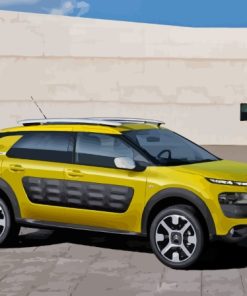 Yellow Citroen Cactus Diamond Painting