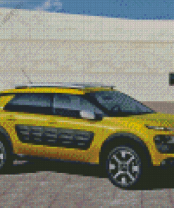 Yellow Citroen Cactus Diamond Painting