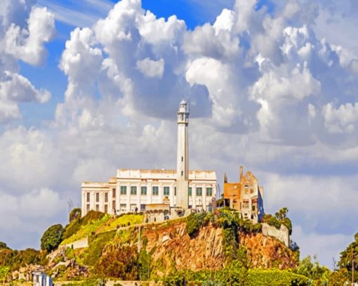 Alcatraz Island Diamond Painting