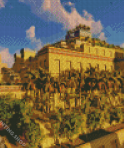 Babylon Oasis Gardens Diamond Painting