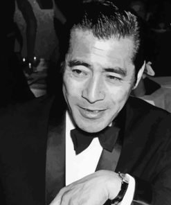 Black And White Toshiro Mifune Diamond Painting