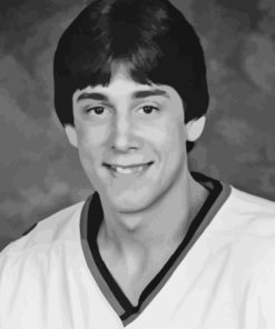 Black And White Young Cam Neely Diamond Painting