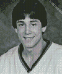 Black And White Young Cam Neely Diamond Painting