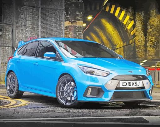 Blue Ford Diamond Painting