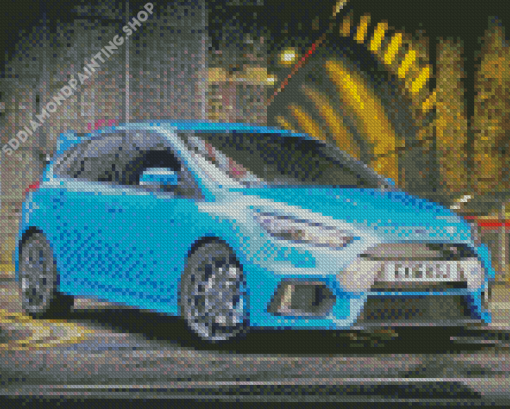 Blue Ford Diamond Painting