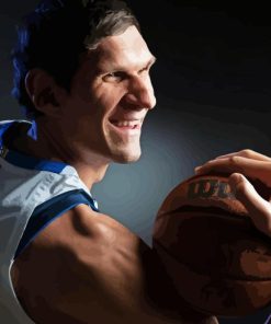 Boban Marjanovic Holding Basketball Diamond Painting