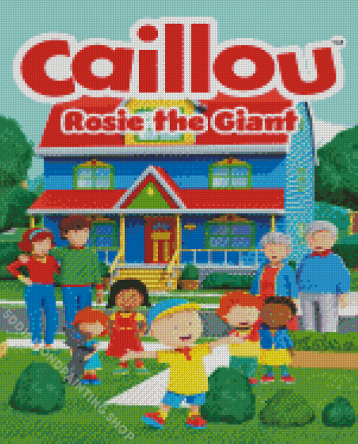 Caillou Poster Diamond Painting