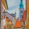 Cesky Krumlov Tower Diamond Painting