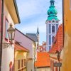 Cesky Krumlov Tower Diamond Painting