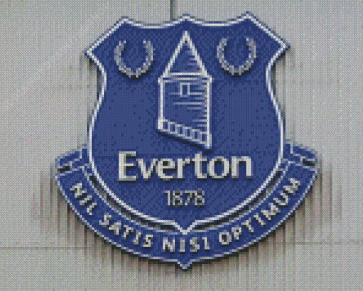 Everton Crest Team Logo Diamond Painting