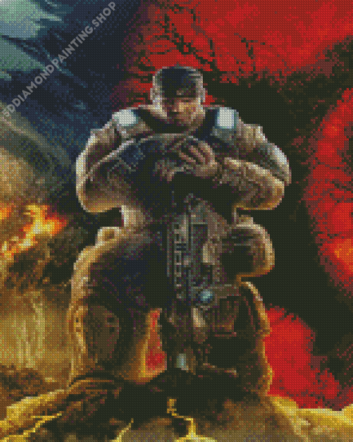 Gears Of War Diamond Painting