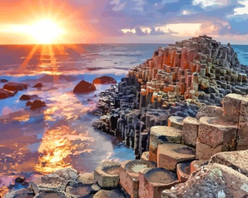 Giants Causeway Diamond Painting