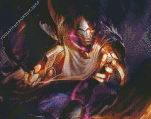 Jhin From League Of Legends Diamond Painting