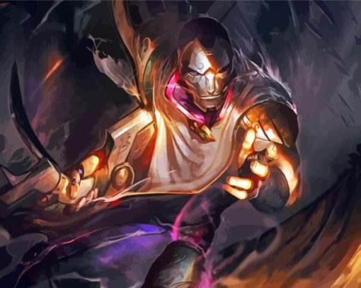 Jhin From League Of Legends Diamond Painting