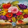 Kevin Sloan Flowers Vase Diamond Painting