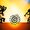 Kokopelli Silhouette Diamond Painting