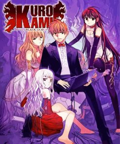 Kurokami Anime Poster Diamond Painting