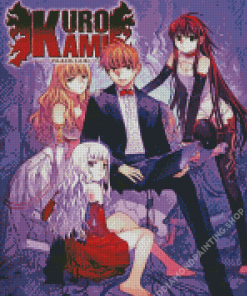 Kurokami Anime Poster Diamond Painting