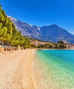 Makarska Beach Diamond Painting