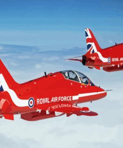 Military RAF Red Arrows Diamond Painting