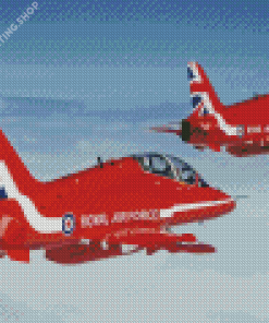 Military RAF Red Arrows Diamond Painting