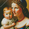 Mother And Child Diamond Painting