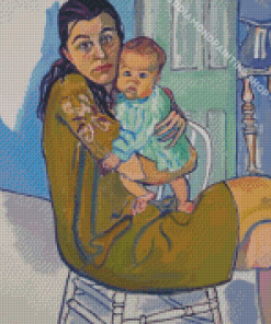 Nancy And Olivia Alice Neel Diamond Painting