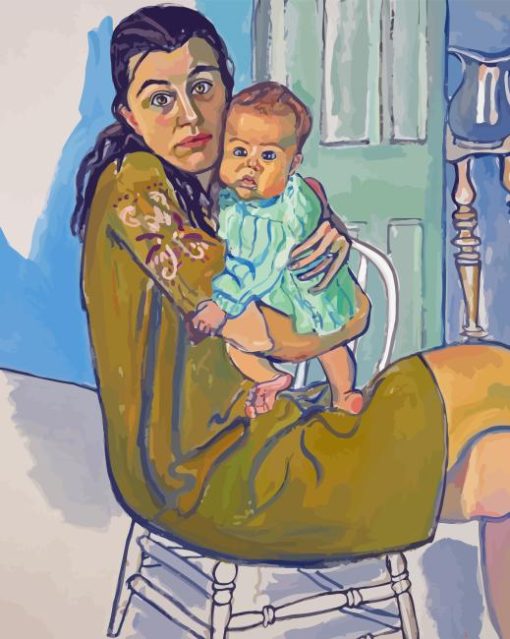 Nancy And Olivia Alice Neel Diamond Painting