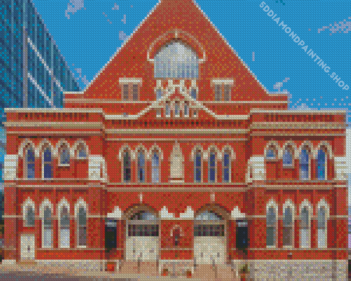 Nashville Ryman Auditorium Diamond Painting