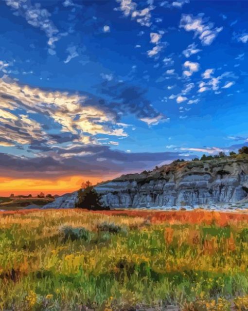 North Dakota Roosevelt National Park Diamond Painting