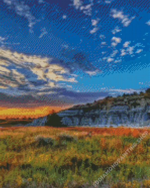 North Dakota Roosevelt National Park Diamond Painting