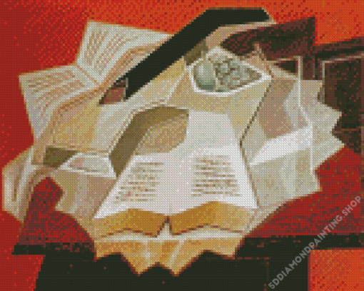 Open Book Abstract Diamond Painting