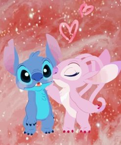 Stitch And Angel Diamond Painting