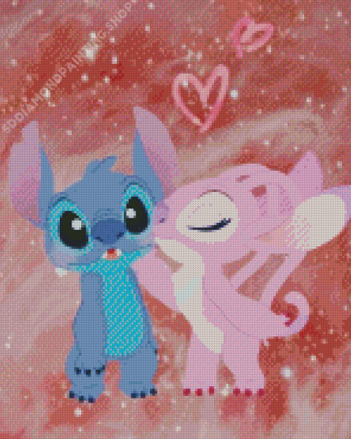 Stitch And Angel Diamond Painting