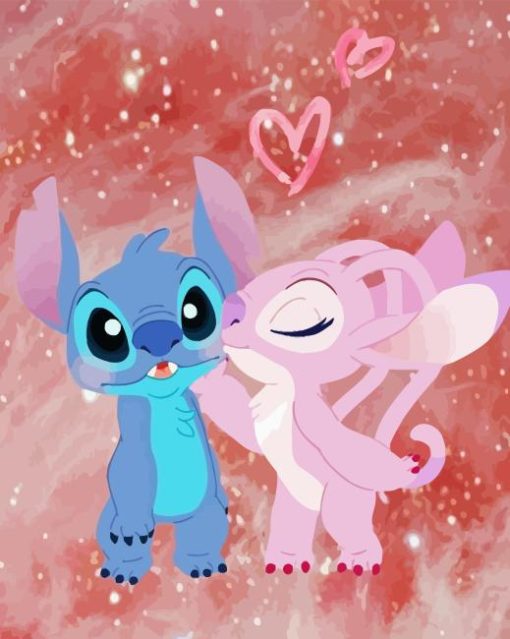 Stitch And Angel Diamond Painting