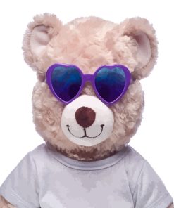 Teddy Bear With Sunglasses Diamond Painting