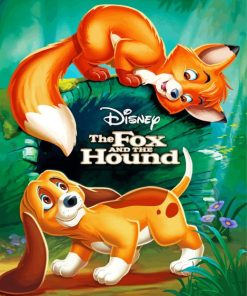 The Fox And The Hound Diamond Painting