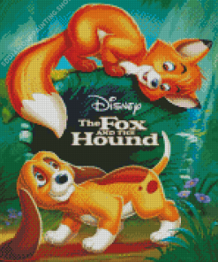 The Fox And The Hound Diamond Painting